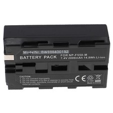 Batterie pour Sony DCR-VX2001 DCR-VX2000E DCR-VX2000 DCR-VX2100 2000mAh 7,4V