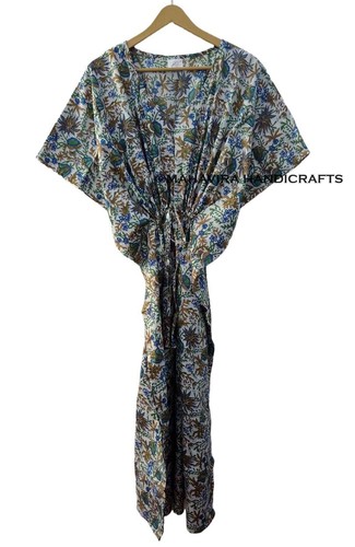 Robe caftan gitane - , marron