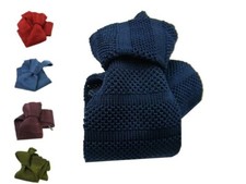 Cravate En Jersey Soie Tricot