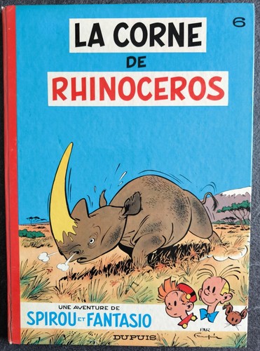 Spirou la corne du - bd,
