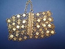 Bracelet Oriental Ancien en Argent doré 