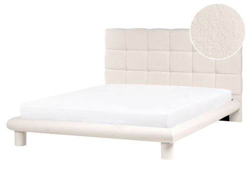 Lit scandinave bouclé - scandinave, en