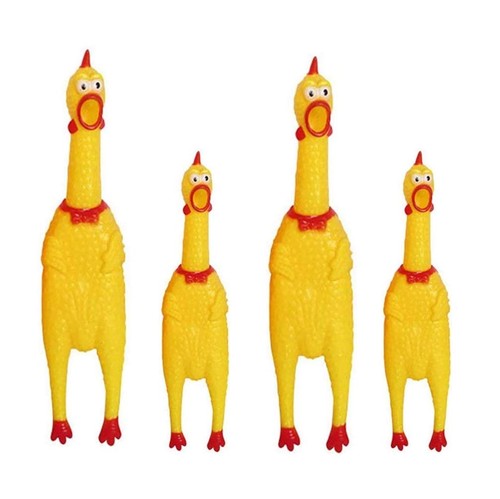Lot poules en caoutchouc - en,