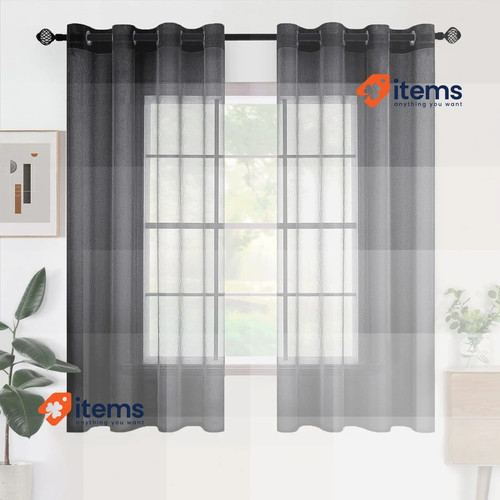 Woaboy rideaux voile court - rideaux,