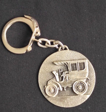 PORTE-CLÉS VINTAGE-VOITURE ANCIENNE-GARAGE FAVIN MORMANT-Key Chains-钥匙圈