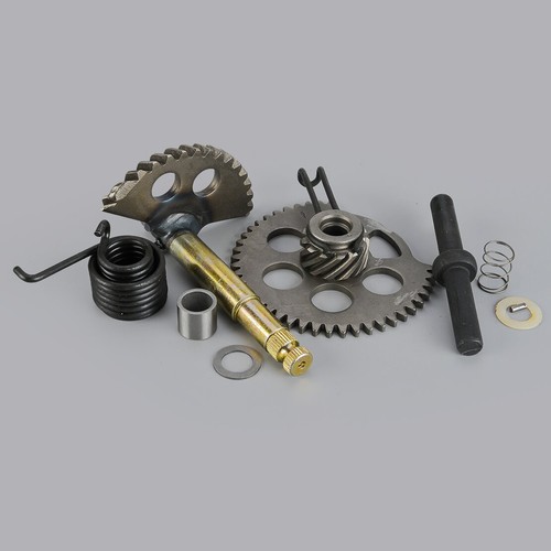 Kick start shaft gear fit - kick,