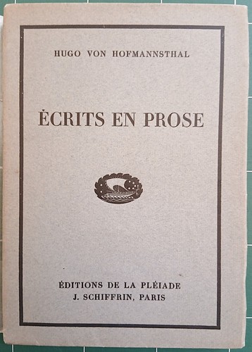 Hugo von hofmannsthal écrits - von,