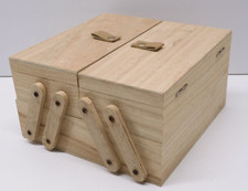 -PETITE BOITE RANGEMENT EN BOIS  BOITE A COUTURE BOITE à OUTILS ou AUTRE  D