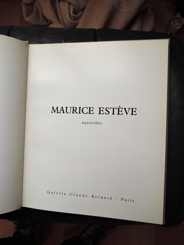 Maurice estève - estève, –