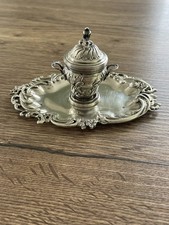Ancien encrier en argent