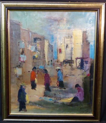 Superbe tableau signé - aa,
