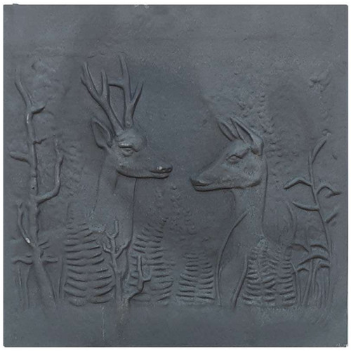 Plaque cheminée fonte - plaque,