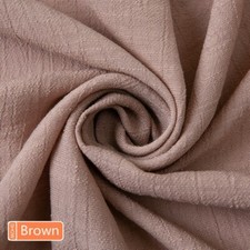 Lin Tissu Coton Uni Lin DIY