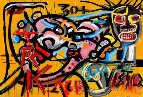 Couple tableau art - couple,
