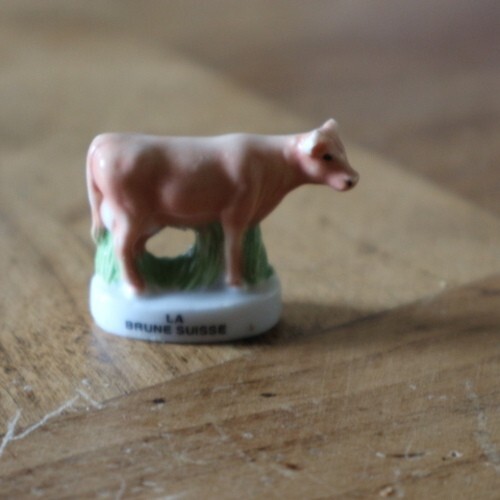 Ancienne feve animaux vache - ancienne, la