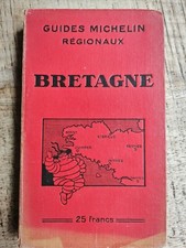 Guide MICHELIN Bretagne 1931 no continental guault et millau kleber