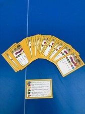 TRIVIAL PURSUIT Lot 50 Cartes Jeu Edition FAMILLE 300 Questions Recharge FR !  