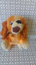 Peluche chienne Lady La Belle et le Clochard 30 cm Disneyland Paris 