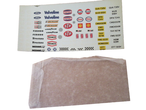 E447 scalextric decals - 1/32,