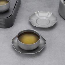 Assiette soucoupe en titane