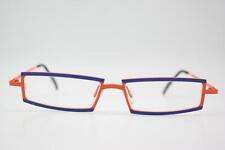 Vintage Lunettes Theo Belgium midfield TITANIUM Rouge Bleu Carré Monture