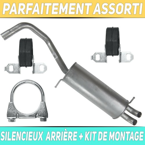 Pot échappement arriere - déchappement,