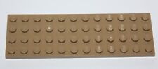 Lego Dark Tan Plate 4x12 ref