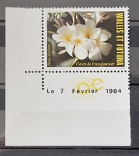 WALLIS ET FUTUNA PA134 FLEURS DE FRANGIPANIER DATE NEUF**