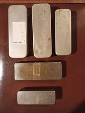 Matériel Médical année 50 BOX 5 Boîte stérilisation en acier FRANCE