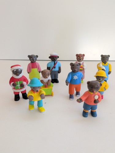 Lot figurines petit - ours, brun