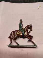 soldats Plomb  ,  1/2 Ronde Bosse  ,Cavalier Prussien   ,Heyde, Linéol, Cbg