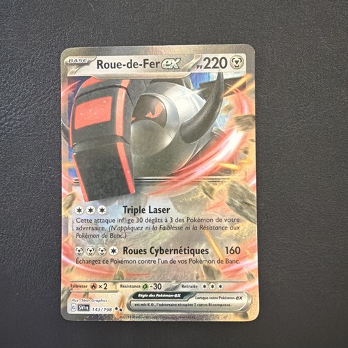 Carte pokémon roue fer - carte,