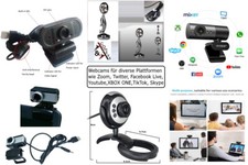 1080P 720P 480P 30MP Webcam USB Full HD Rotatif Caméra avec Microphone Pour PC