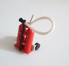 PLAYMOBIL (G1106) POMPIERS - Extincteur Double sur Chariot Vintage 3491 3525 