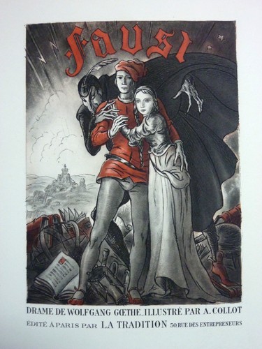 1937 faust goethe - faust, eaux-fortes
