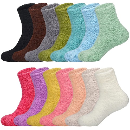 Pairs fuzzy socks - 14,