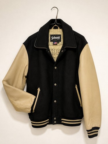 Schott nyc veste college cuir - schott,
