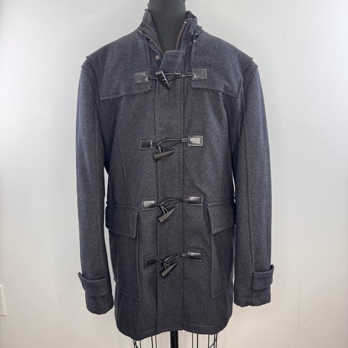 Zara dark gray duffle coat - dark,