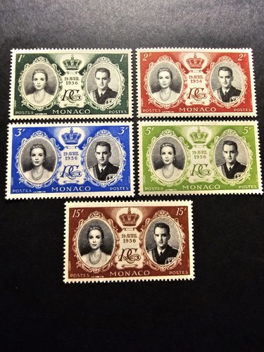 Timbre france monaco mariage - timbre,
