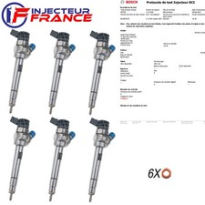 6x 0445110382 Injecteur Bosch Diesel BMW E90 E93 F30 F80 13537810702 0445110478