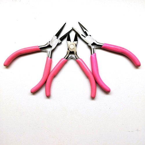 Kit pinces bijoux rose - pinces,