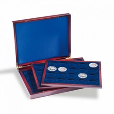 Coffret Volterra Trio pour ranger 60 pièces d'argent d'investissement.
