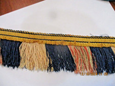 Ancien galon passementerie frange 17 Mètres-décoration abat jour ameublement -