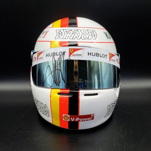 Sebastian vettel signed helmet - sebastian,
