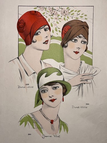 Feutres chapeaux lithographie - feutres,