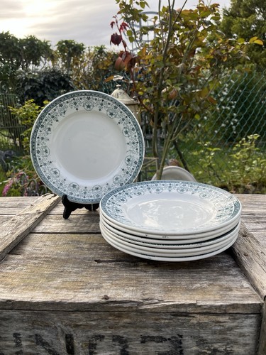 Assiettes plates moulin - 8,