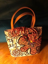 Purse Bag Jewels Flowers 