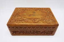 Sculpté Bois Bibelot Bijoux