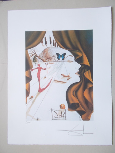 Lithographie salvador dali - dali,