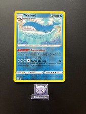 Carte Pokémon Wailord 038/195 Reverse EB12 Tempête Argentée NEUF